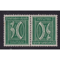 ALEMANIA 1921 ESTAMPILLAS SE-TENANT ZUSAMMENDRUCKE NUEVAS MINT MI K6 10 EUROS